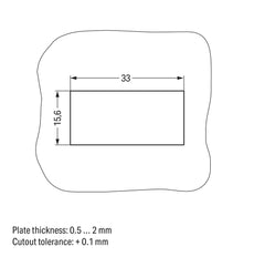 Wago Enchufe Snap-In De 3 Polos Marrón 4mm² - 770-2363 [2 Piezas]