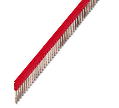 Phoenix Contact Conector De Puente Rojo De 50 Posiciones 6.2mm - 3032224