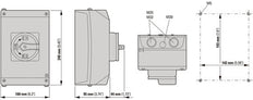 Eaton P3-63 Interruptor De Parada De Emergencia 63A 3 Polos IP65 - 207348
