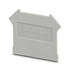 Phoenix Contact D-UK 4/10 Bloque De Terminal Tapa Final - 3003020 [10 Piezas]