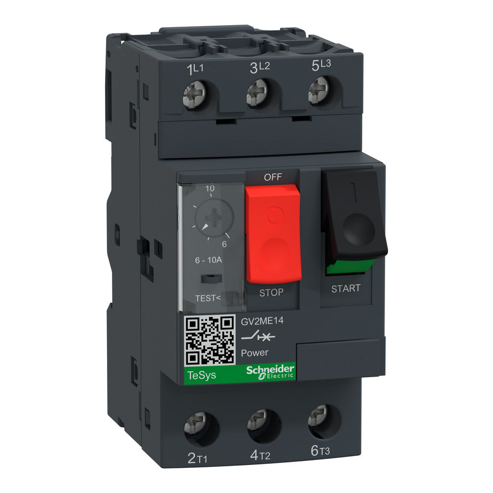 Schneider Electric GV2ME14 Interruptor De Circuito Para Motor 6-10A - GV2ME14