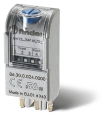 Finder 86.30 Módulo De Temporizador Multifunción 12-24V CA/CC - 86.30.0.024.0000