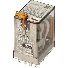 Finder 55.34 Relé Industrial 4CO 7A 230VAC Con Pulsador De Prueba - 55.34.8.230.0040