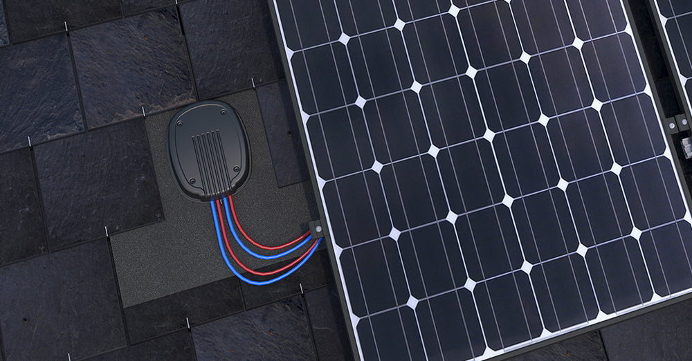 Teja De Entrada De Cable Solar PV Universal Para Techos A Dos Aguas - 0770206