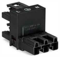 Wago 770-634 Conector H-De Distribución 3-Polos Negro - 770-634