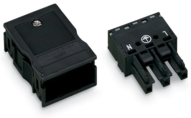 Wago 770-103 Conector Femenino De 3 Polos Con Alivio De Tensión - 770-103 [2 Piezas]