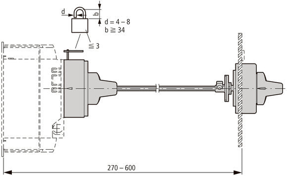 Kit De Ensamblaje De Interruptor Principal NZM3 Con Mango Rotativo Extra - 119000