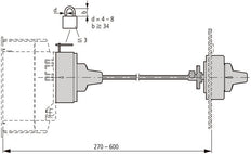 Kit De Ensamblaje De Interruptor Principal NZM3 Con Mango Rotativo Extra - 119000