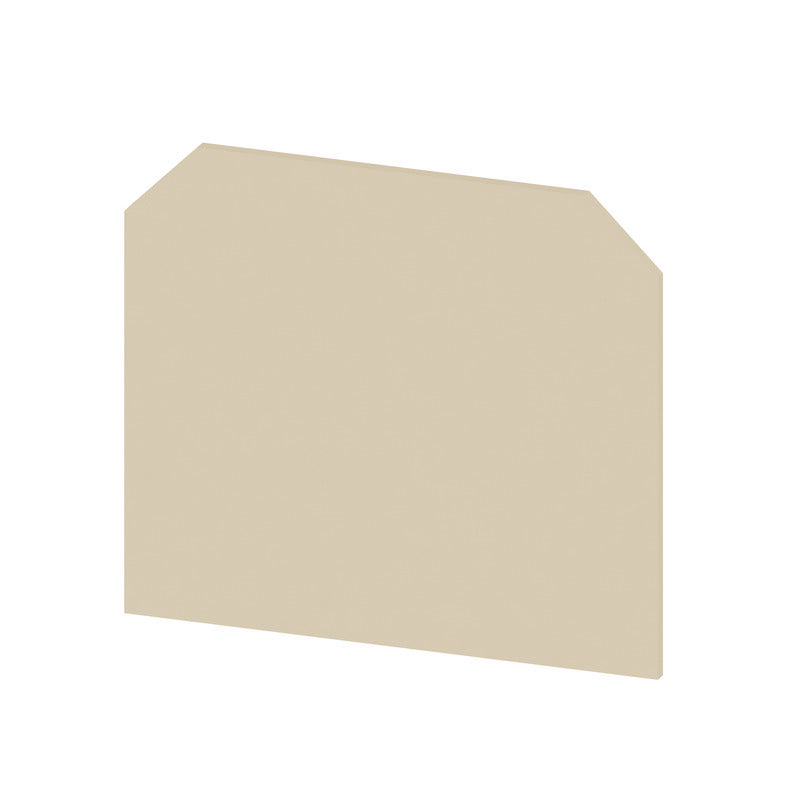 Placa Final De Bloque De Terminal 58mm X 1.5mm Beige - 0303660000 [10 Piezas]