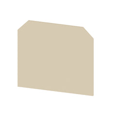 Placa Final De Bloque De Terminal 58mm X 1.5mm Beige - 0303660000 [10 Piezas]