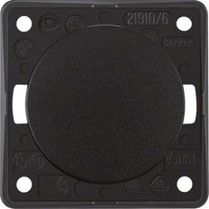 Berker Integro 16 AX Cambio Interruptor Negro Brillante - 936562510