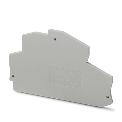 Phoenix Contact D-STTBS 2.5 Bloque De Terminal Tapa Final Gris - 3038503 [10 Piezas]
