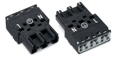 WAGO 770-213 Conector Negro De 3 Polos - 770-213 [2 Piezas]