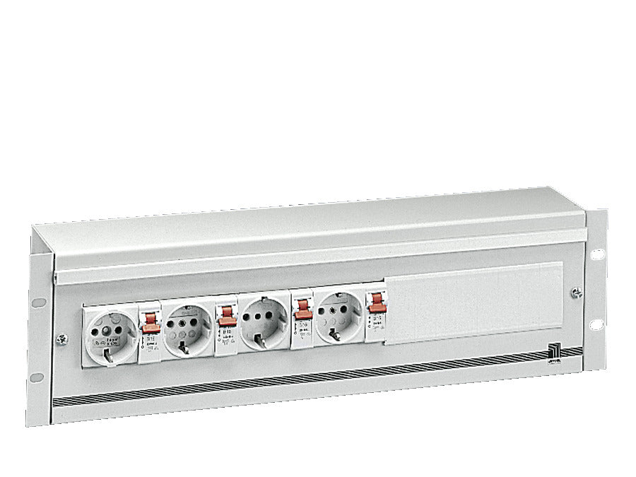 Rittal 19-Pulgadas 3U Caja De Energía Unidad De Distribución De Potencia - 7480035