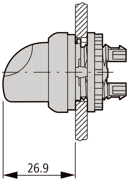Rmq Titan Interruptor Selector Iluminado Rojo De 3 Posiciones - 216835