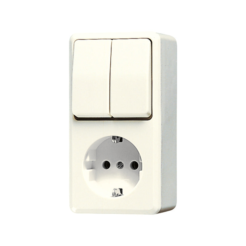Jung Ap600 Interruptor Toma Combinado Superficie - 675A