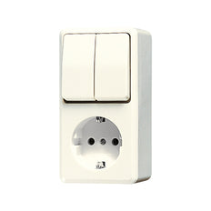 Jung Ap600 Interruptor Toma Combinado Superficie - 675A