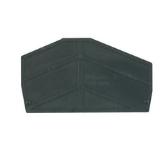 Placa Final De Bloque Terminal Weidmuller 67.95mm Negra - 1814710000 [10 Piezas]