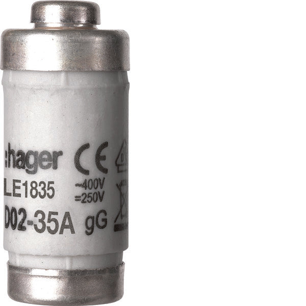 Enlace De Fusible D02 35A 400V Clase Gg Con Indicador - Le1835 [10 Piezas]