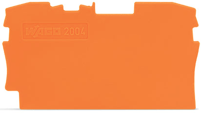 Wago TopJob S 2004 Placa De Fin Y Separación Naranja - 2004-1292 [20 Piezas]