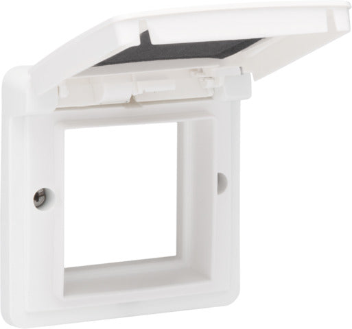 Marco Adaptador Plegable IP55 45x45mm Para Módulos De Datos - 701-85000