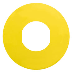 Etiqueta De Parada De Emergencia Schneider Electric 60mm Amarillo - ZBY9101 [2 Piezas]