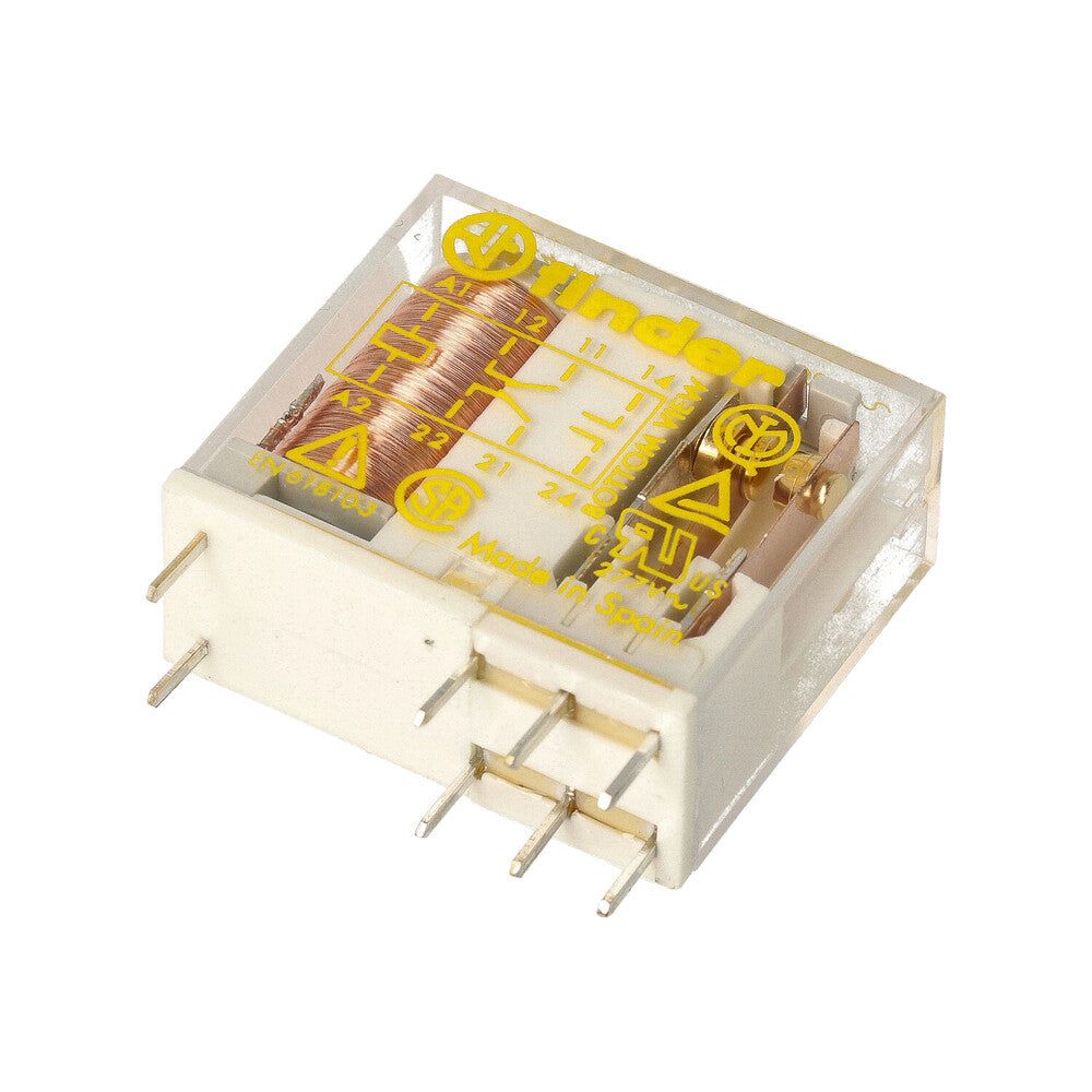 Relé De Seguridad Finder 24VDC 8A Doble Contacto CO - 50.12.9.024.5000