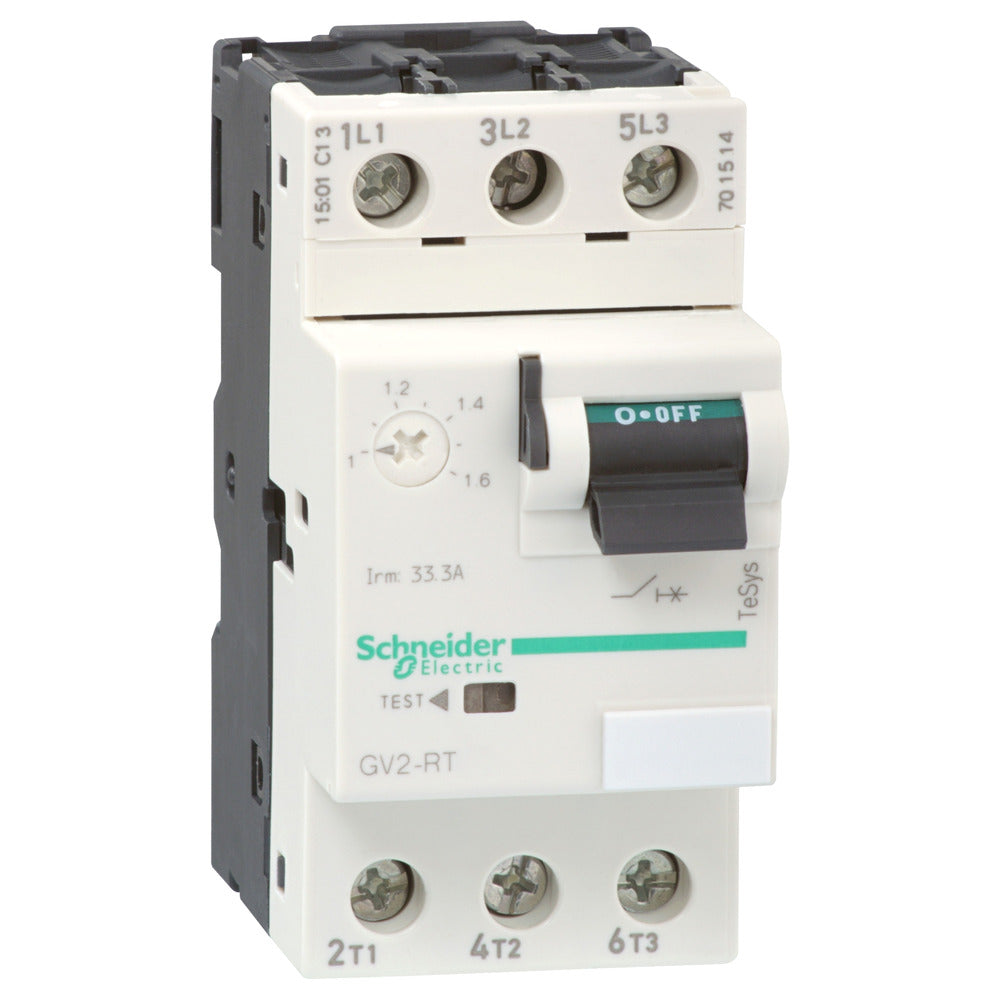 Schneider TeSys GV2RT10 Interruptor Automático De Motor 4-6.3A - GV2RT10