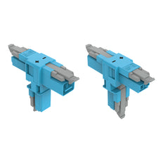 Conector De Distribución Wago T 2 Polos Azul - 890-1620