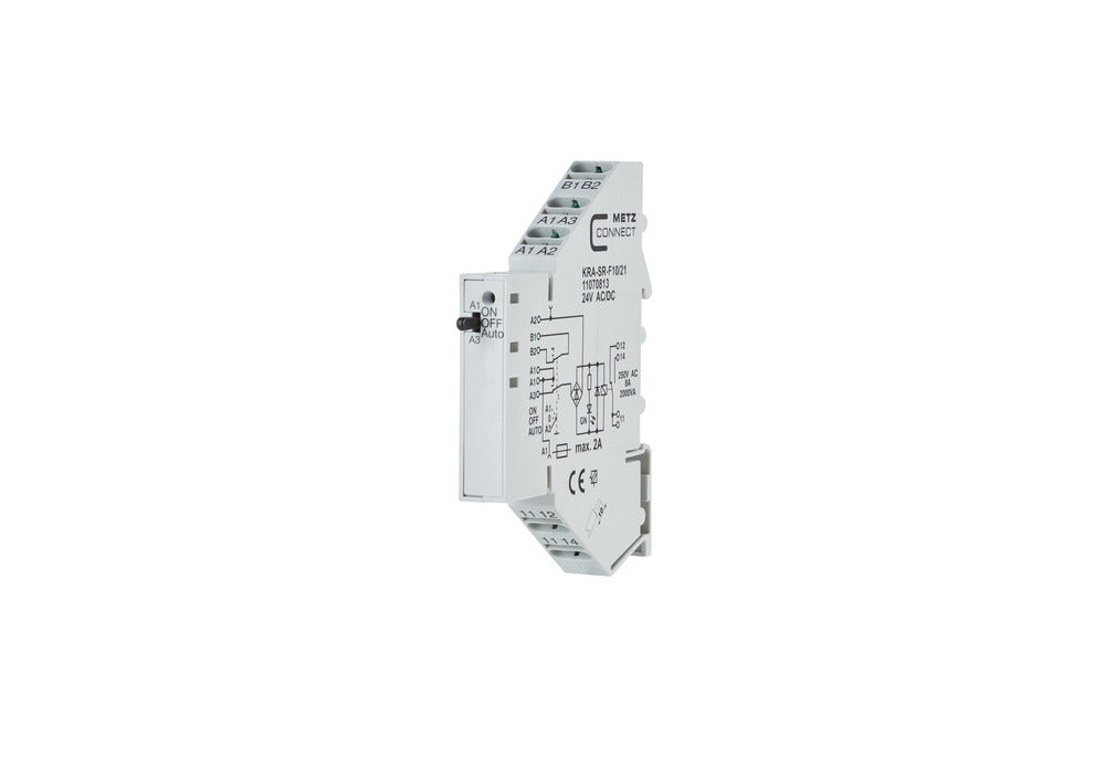Metz Connect KRA-SR Relé De Interfaz 24V CA/CC SPST - 11070813