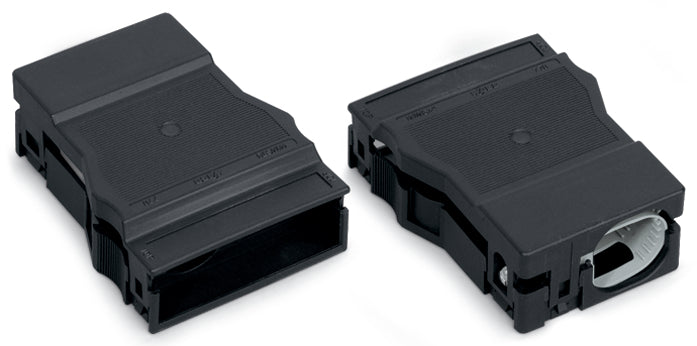 WAGO Carcasa De Alivio De Tensión De 5 Polos Para Cable Único Negro - 770-505/021-000 [25 Piezas]