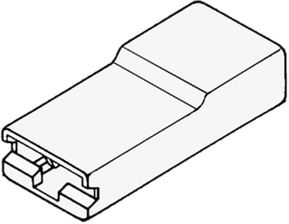 Tapa De Aislamiento De Nylon Con Cerradura Para Terminales De 6.3mm - 410080 [100 Piezas]