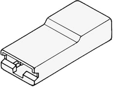 Tapa De Aislamiento De Nylon Con Cerradura Para Terminales De 6.3mm - 410080 [100 Piezas]