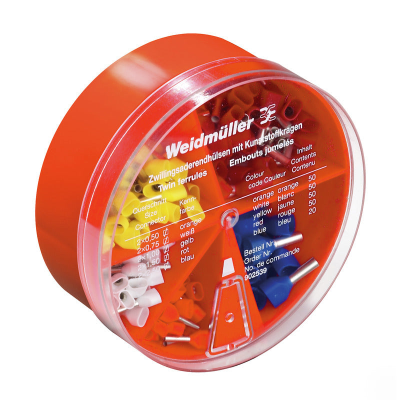 Kit De Surtido De Ferrules De Alambre 0.5-2.5mm Conjunto De Terminales Gemelos - 9025390000