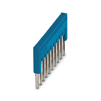 Phoenix Contact Conector De Puente De 10 Polos 3.5mm Azul - 3213125 [2 Piezas]