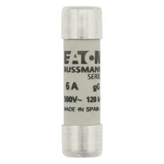 Fusible Cilíndrico De Baja Tensión 6A 500V AC IEC 10x38mm - C10G6 [10 Piezas]