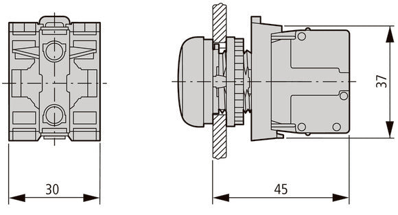 Eaton M22-Ta Adaptador De Fijación Telescópica - 226161
