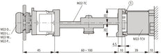 Eaton M22-Ta Adaptador De Fijación Telescópica - 226161