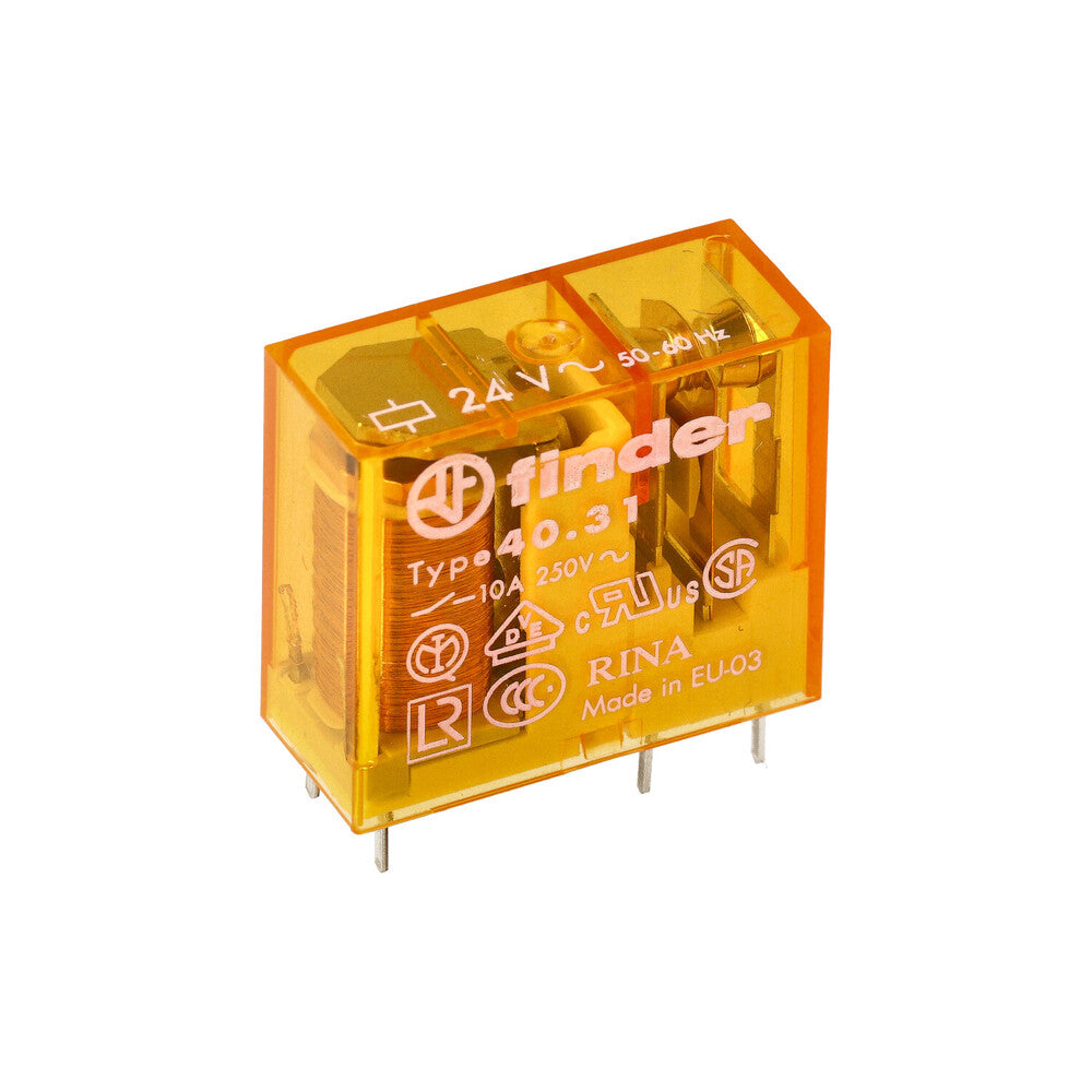 Finder 40.31 Relé PCB 10A 24VAC Monopolar - 40.31.8.024.0000