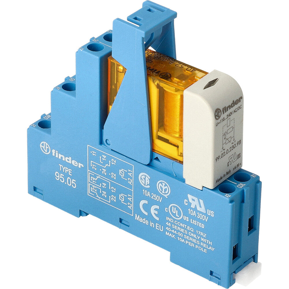 Finder 48.52 Módulo De Relé De Interfaz 8A 230VAC - 48.52.8.230.0060
