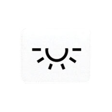 Jung CD500 Inserto De Símbolo De Luz Blanco Alpino - 33LWW [5 Piezas]