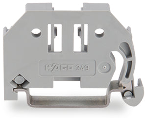 Wago 6mm Sin Tornillo Riel DIN Tope Gris - 249-116 [10 Piezas]