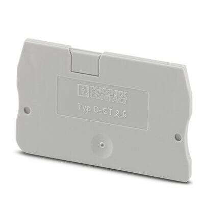 Phoenix Contact D-ST 2.5 Tapa Gris - 3030417 [10 Piezas]