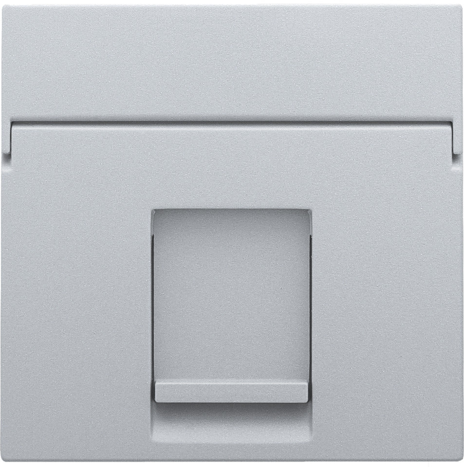 Niko Sterling Placa Central RJ45 Con Tapa Contra Polvos - 121-65100