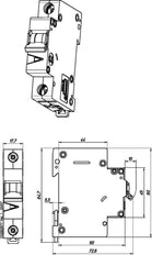 Eaton Faz 40A Interruptor Monopolar C-Curva 15kA - 278565