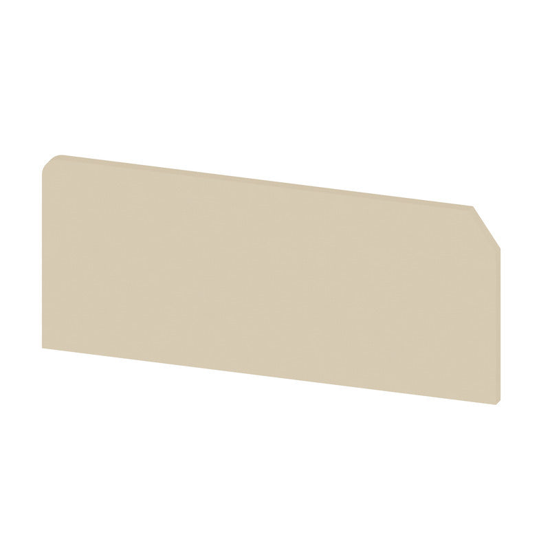 Weidmuller Placa Final Bloque De Terminal Tapa 52mm Beige - 0380360000 [5 Piezas]