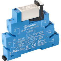 Finder 38.52 Relé De Interfaz 24VDC 8A Doble Contacto CO - 38.52.7.024.0050
