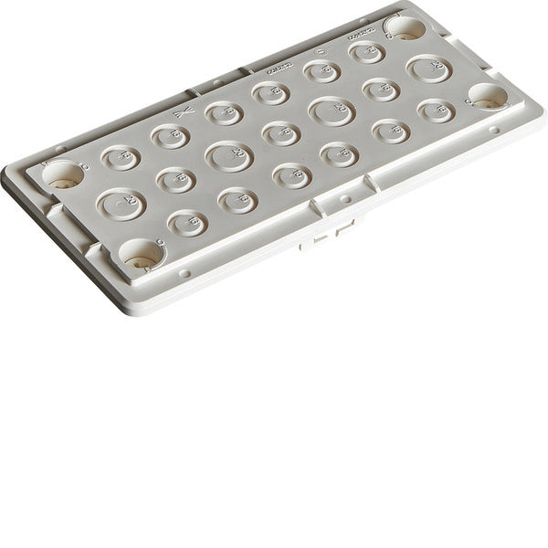 Hager FZ466N IP44 Placa De Entrada De Cable Universal - FZ466N