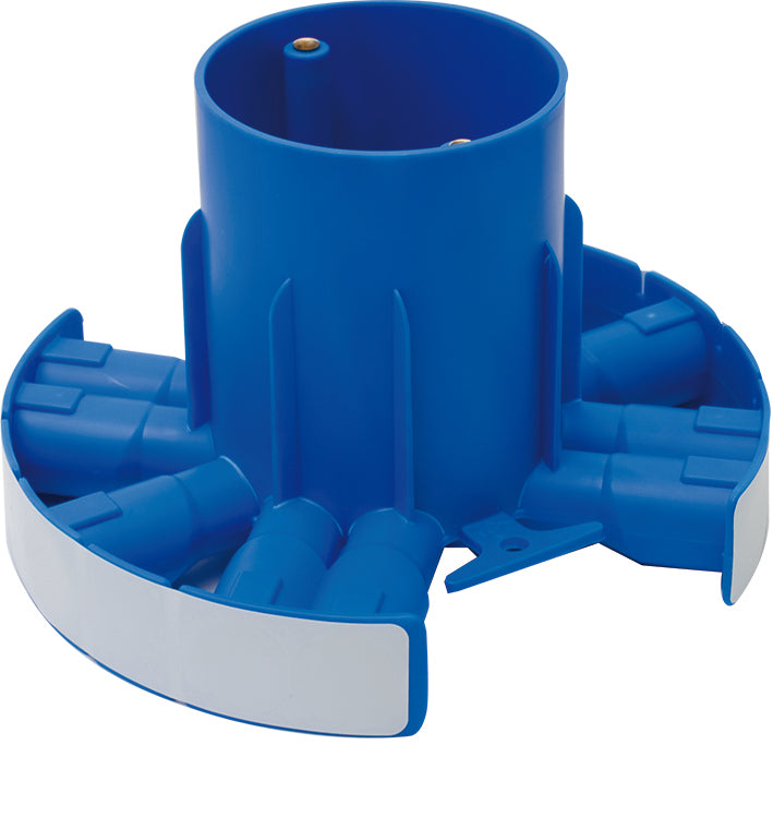 Caja De Conexión Redonda De Techo 100mm Con 10x16/19mm Entradas - 1SPA007110F0179