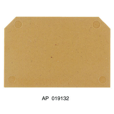 Placa Final Del Bloque De Terminal Weidmuller 54x3mm - 0191320000 [5 Piezas]